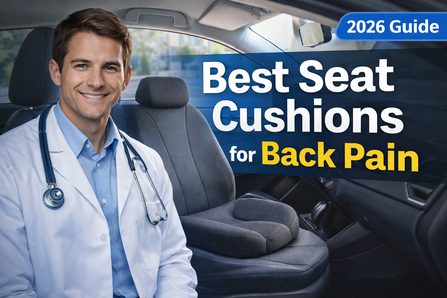 Best Car Seat Cushions for Back Pain (2026 Buyer’s Guide)