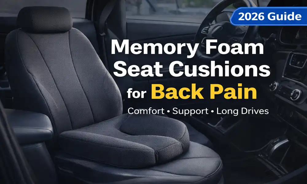 memory foam best car seat cushions for back pain