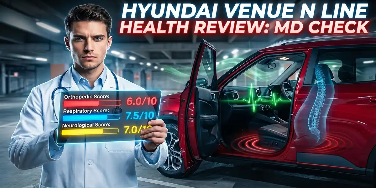hyundai venue n line health review seats.