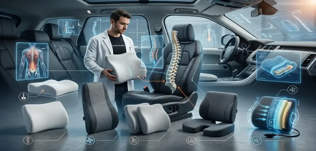 doctor evaluating lumbar cushions 202607291208