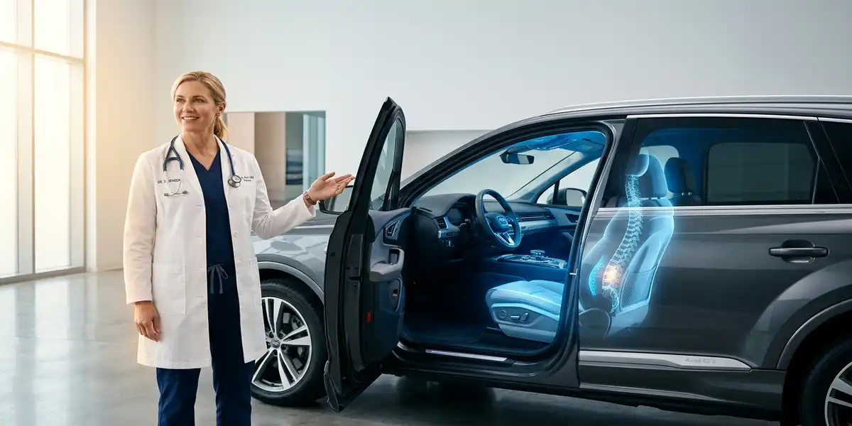 doctor gesturing at car 202607121228