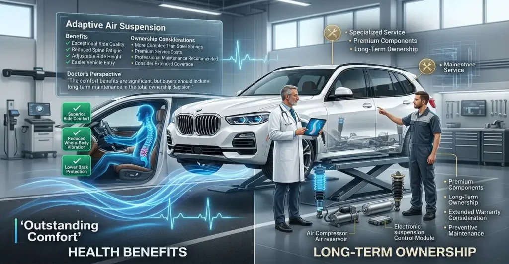 BMW X5 2026 Health Review: Is the Adaptive Air Suspension Worth It for a Bad Back? bmw x5 air suspension maintenance 202608031905